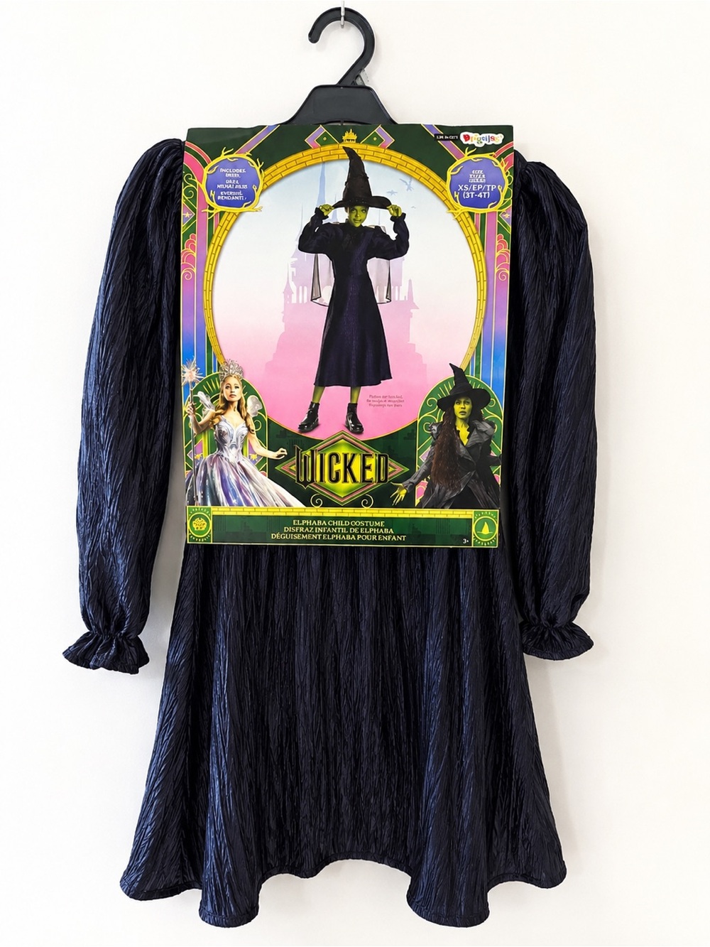 Disguise Wicked Elphaba Costume Dress - Black